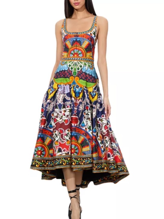Alice + Olivia Dresses & Skirts - Alice + Olivia DIANA Multicolored Midi Dress Corset - Size 2